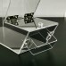 FixtureDisplays® Acrylic Hinged Candy Bin - Transparent Treats Display - 1.4 Gallon Capacity - Dimensions: 7